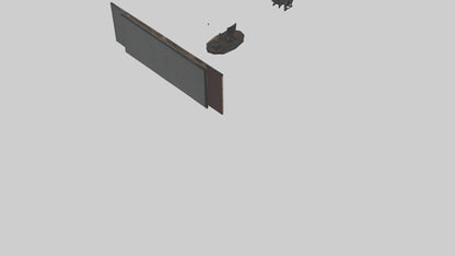 3D model Home Theater Room VR / AR / low-poly