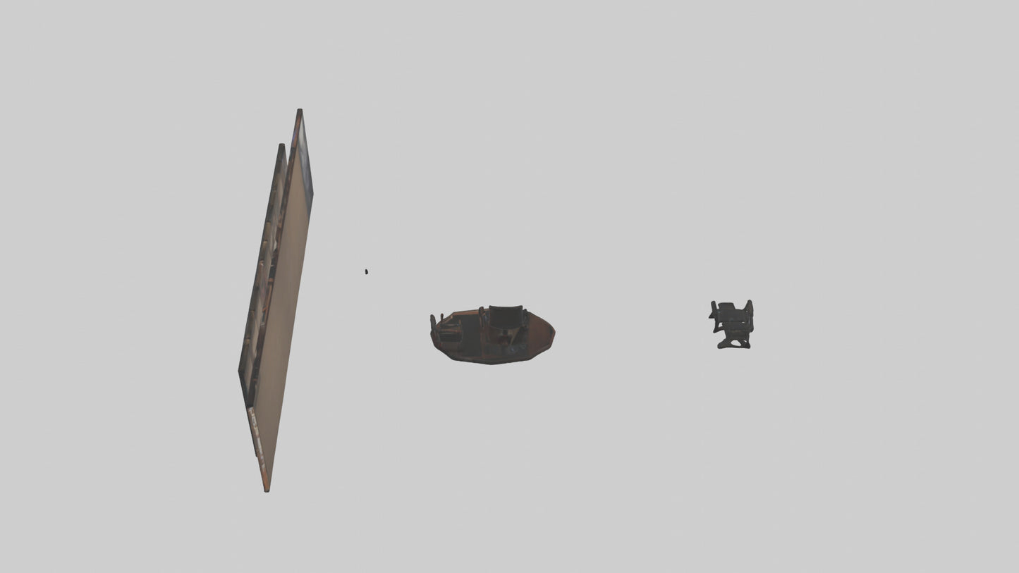 3D model Home Theater Room VR / AR / low-poly