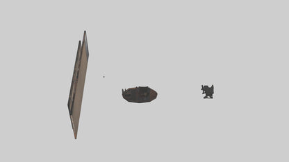 3D model Home Theater Room VR / AR / low-poly