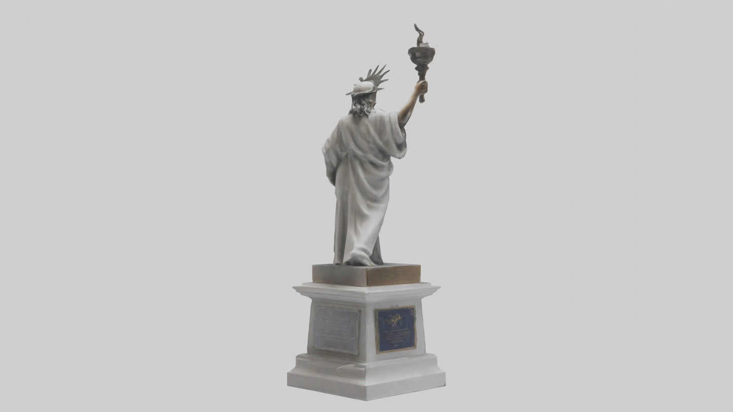 3D model Hope for Freedom statue model VR / AR / low-poly