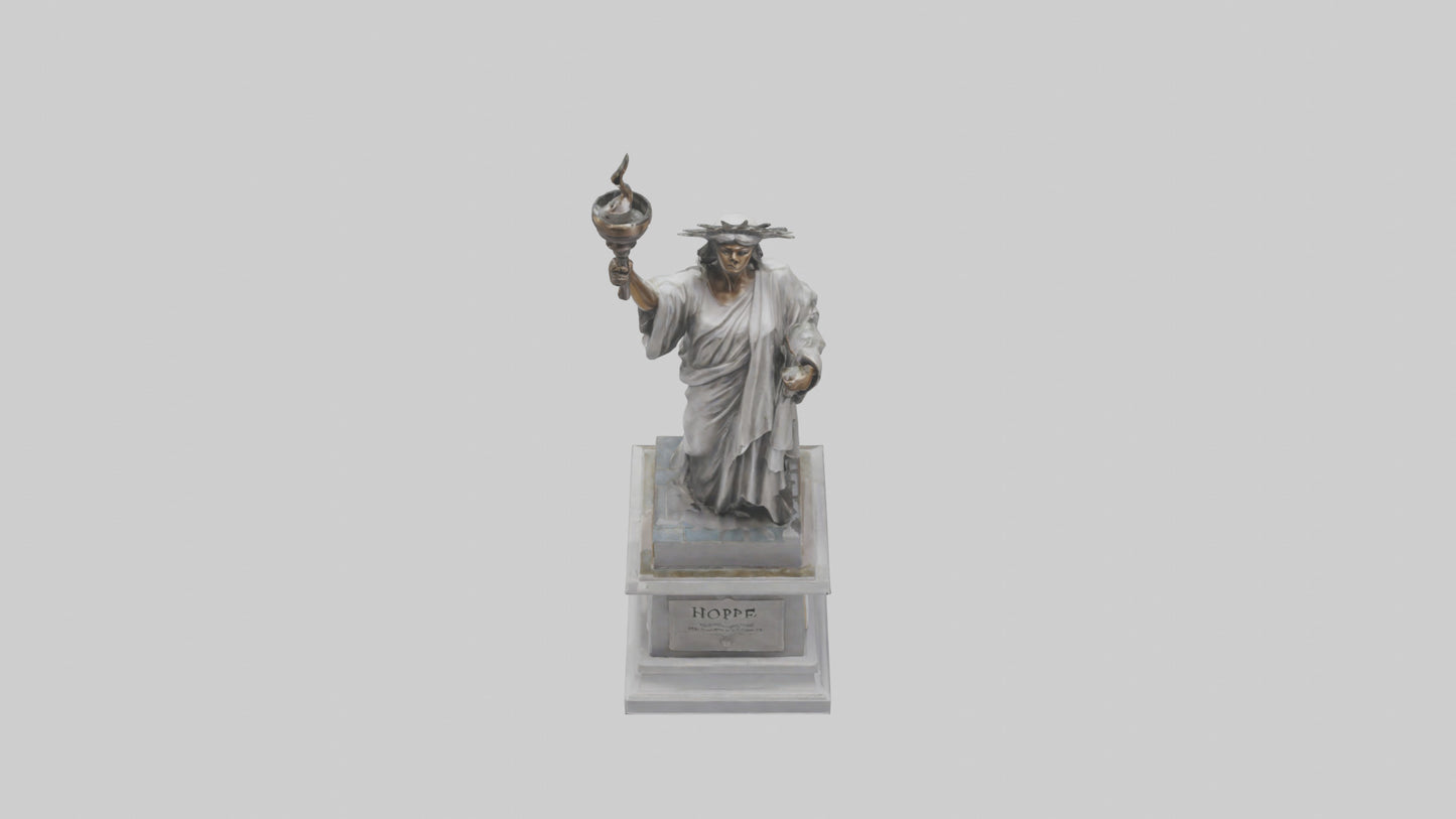 3D model Hope for Freedom statue model VR / AR / low-poly