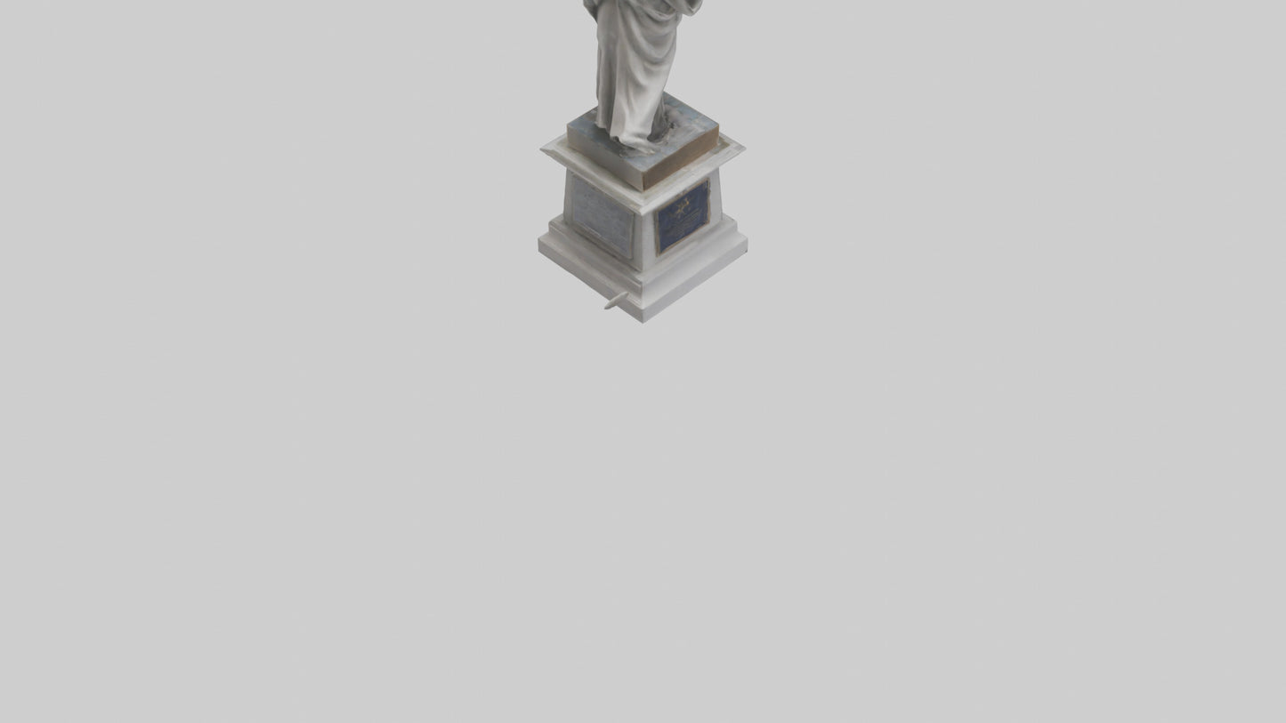 3D model Hope for Freedom statue model VR / AR / low-poly