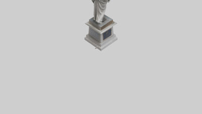 3D model Hope for Freedom statue model VR / AR / low-poly