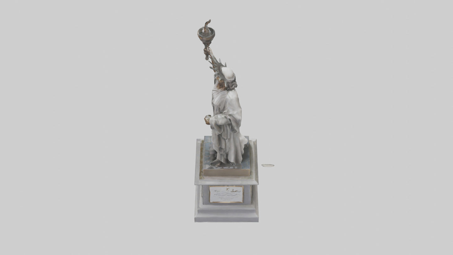 3D model Hope for Freedom statue model VR / AR / low-poly