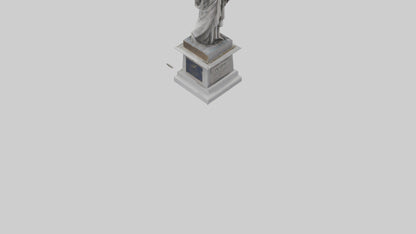 3D model Hope for Freedom statue model VR / AR / low-poly