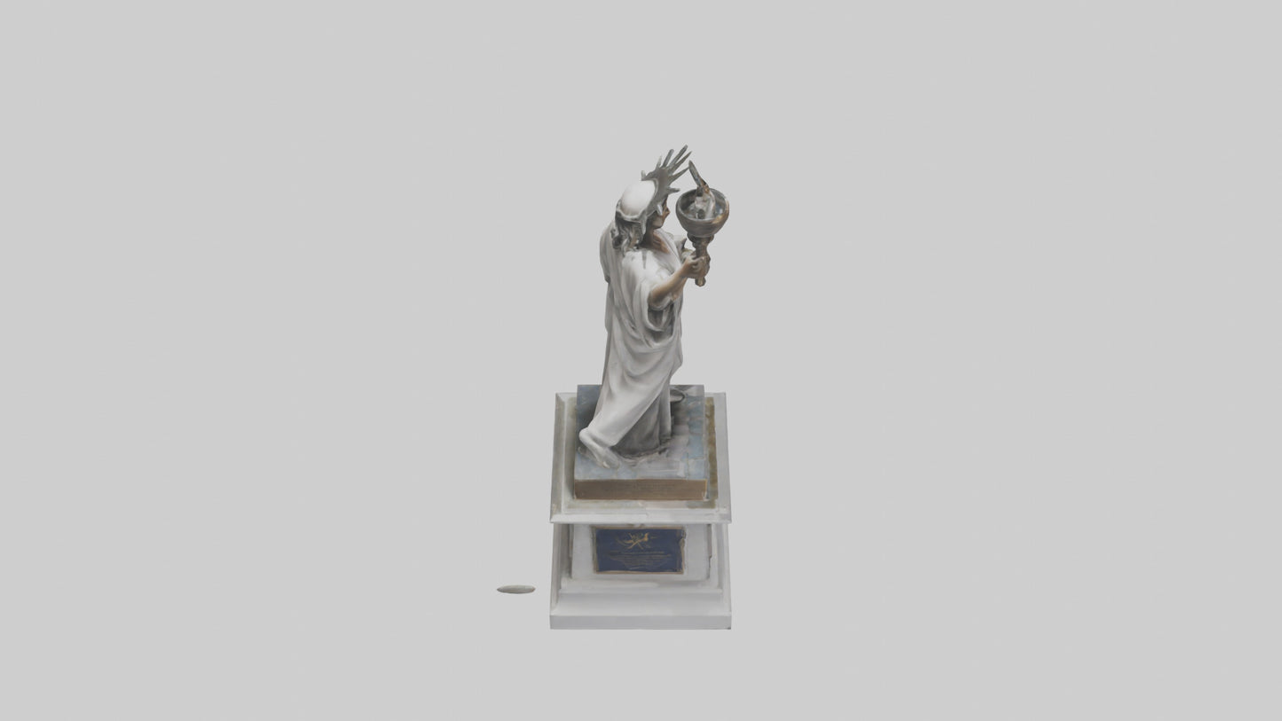 3D model Hope for Freedom statue model VR / AR / low-poly