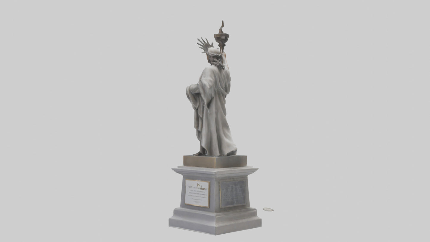 3D model Hope for Freedom statue model VR / AR / low-poly