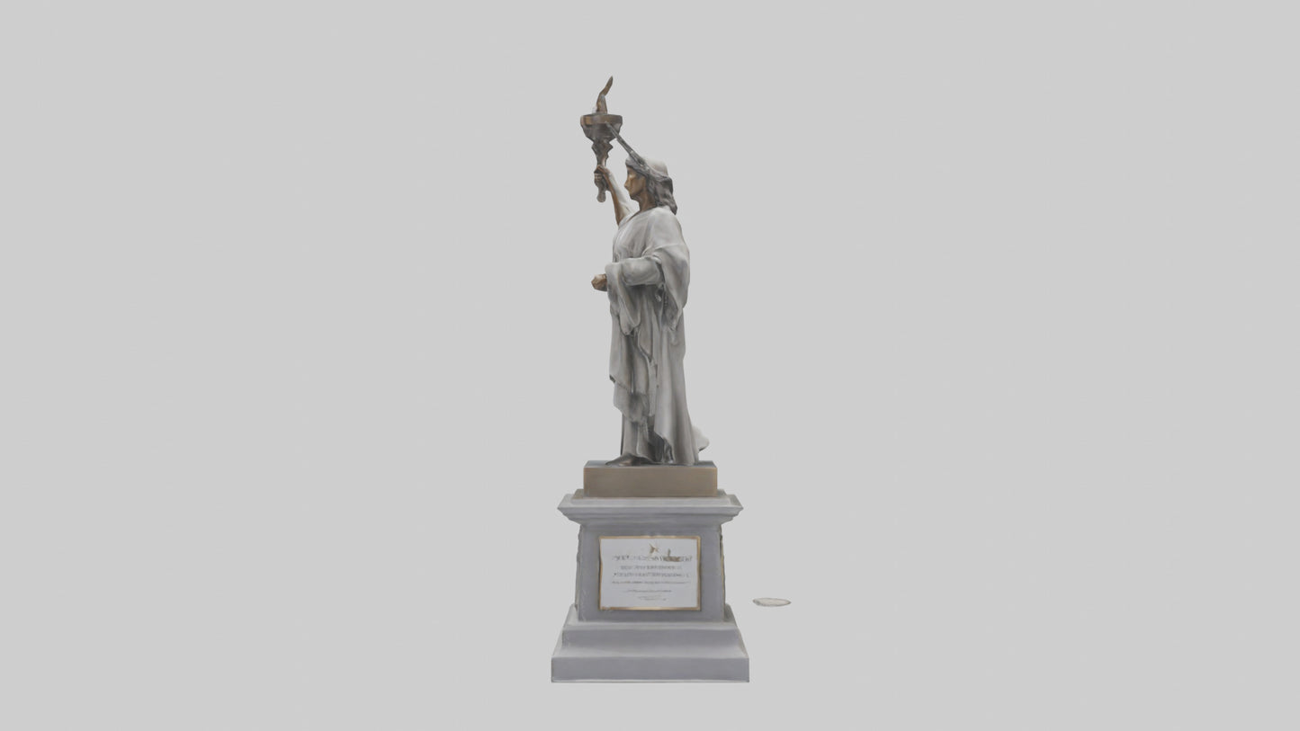 3D model Hope for Freedom statue model VR / AR / low-poly