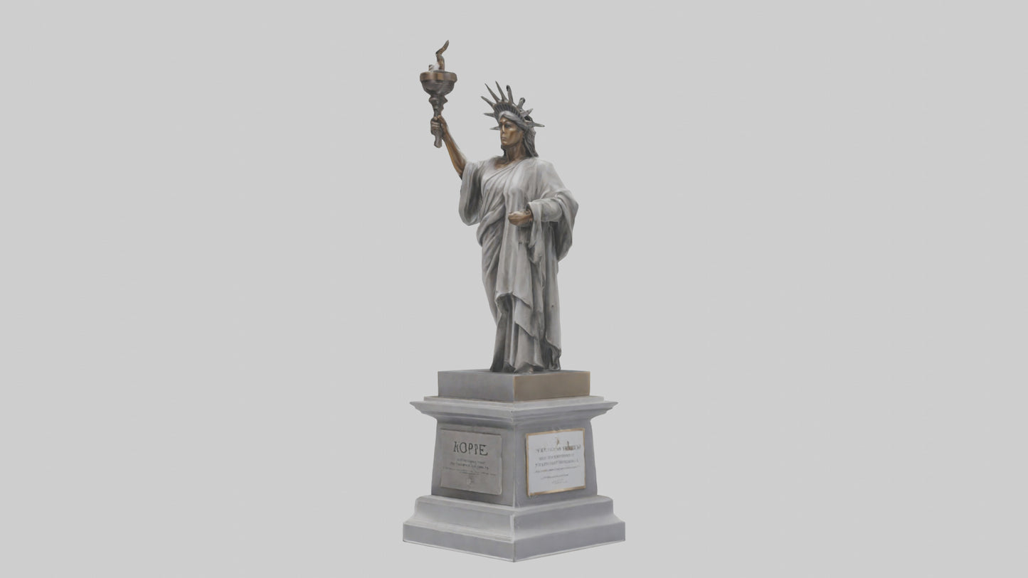 3D model Hope for Freedom statue model VR / AR / low-poly