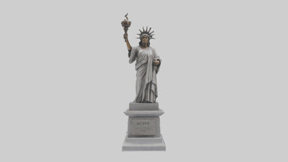 3D model Hope for Freedom statue model VR / AR / low-poly