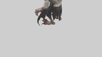 3D model Horrible vampire model VR / AR / low-poly