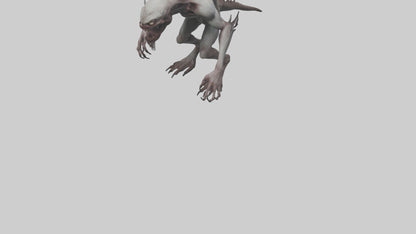 3D model Horrific monster model VR / AR / low-poly