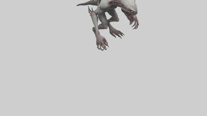3D model Horrific monster model VR / AR / low-poly