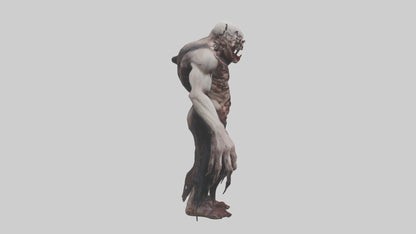 Horrordrenched nightmare model VR / AR / low-poly