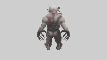 Horrordrenched nightmare model VR / AR / low-poly