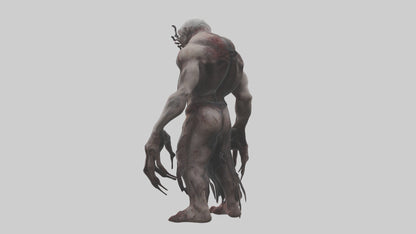 Horrordrenched nightmare model VR / AR / low-poly