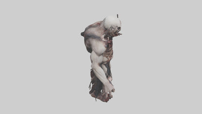Horrordrenched nightmare model VR / AR / low-poly