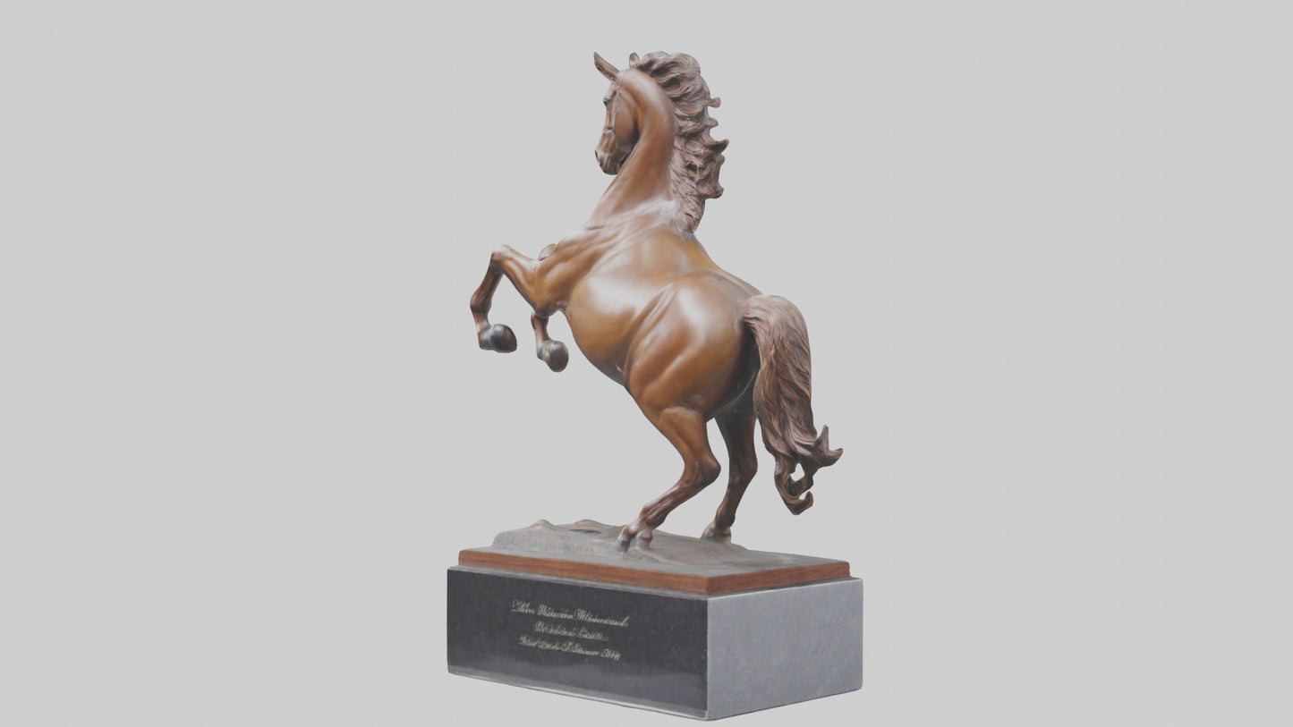 3D model Horse Memorial statue model VR / AR / low-poly