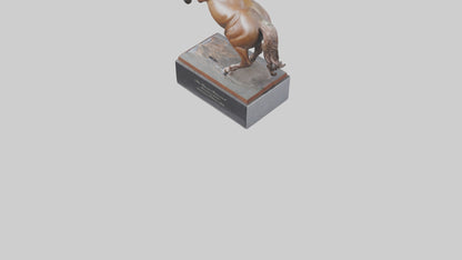 3D model Horse Memorial statue model VR / AR / low-poly