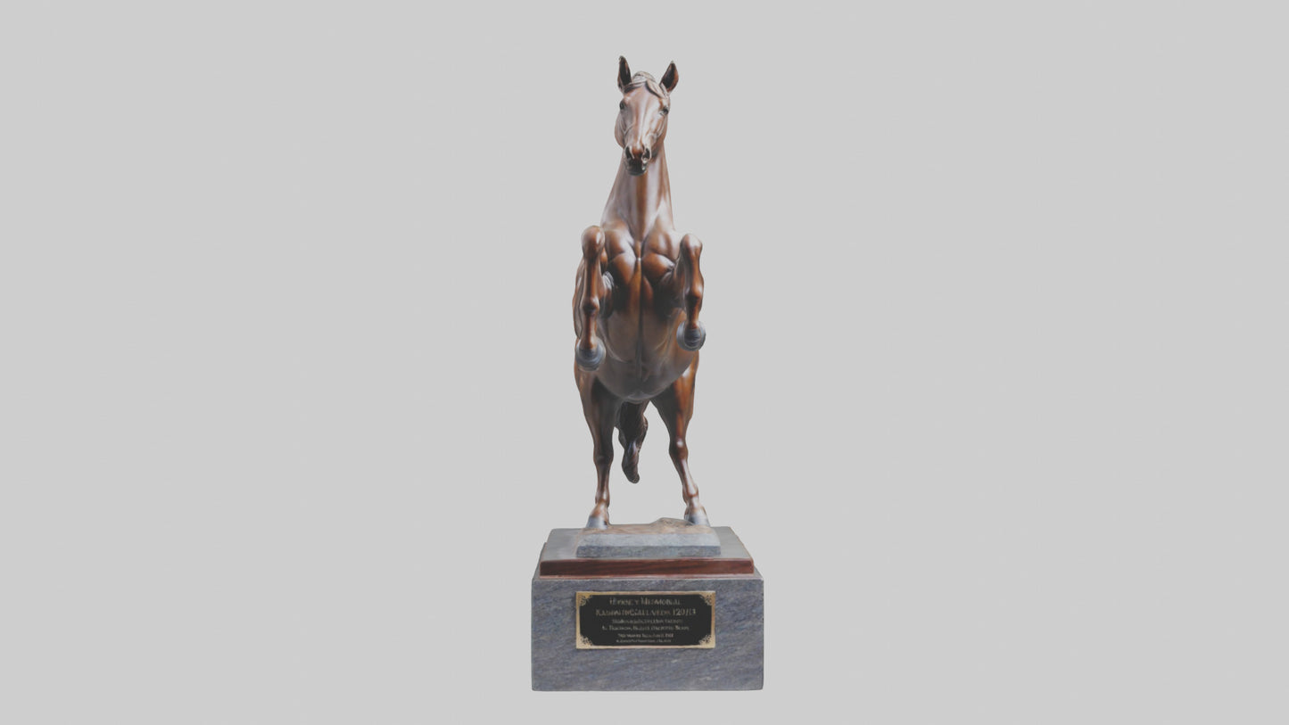 3D model Horse Memorial statue model VR / AR / low-poly