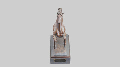 3D model Horse Memorial statue model VR / AR / low-poly