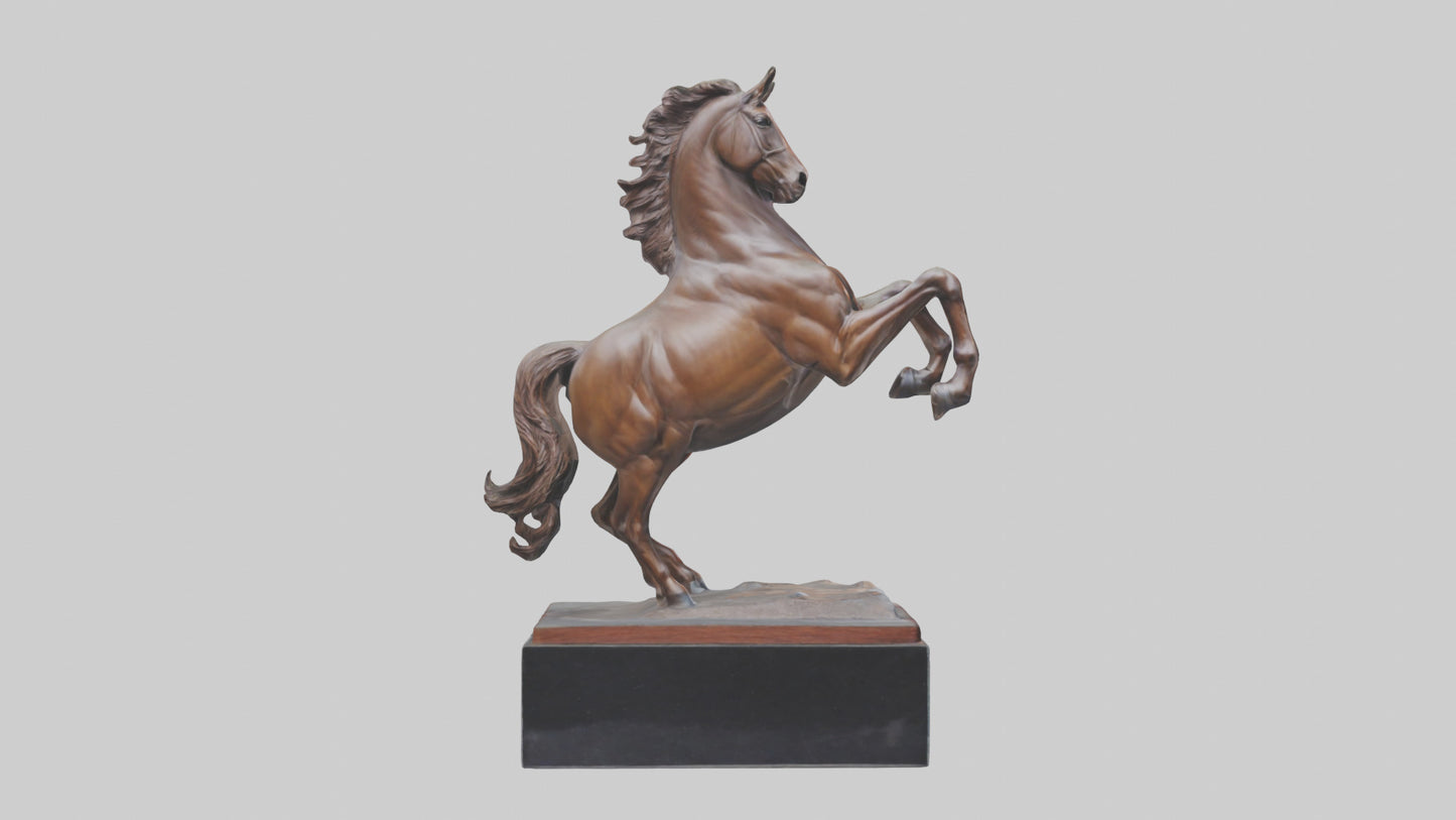 3D model Horse Memorial statue model VR / AR / low-poly