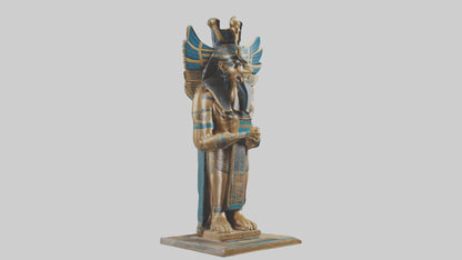 Horus statue model VR / AR / low-poly