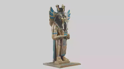 Horus statue model VR / AR / low-poly