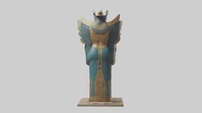 Horus statue model VR / AR / low-poly