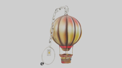 3D model Hot air balloon keychain model VR / AR / low-poly