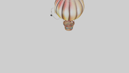 3D model Hot air balloon keychain model VR / AR / low-poly