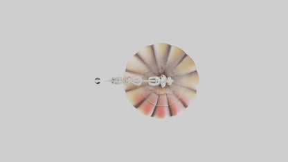 3D model Hot air balloon keychain model VR / AR / low-poly