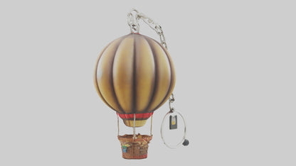 3D model Hot air balloon keychain model VR / AR / low-poly