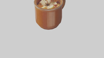 Hot apple cider model VR / AR / low-poly
