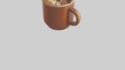 Hot apple cider model VR / AR / low-poly