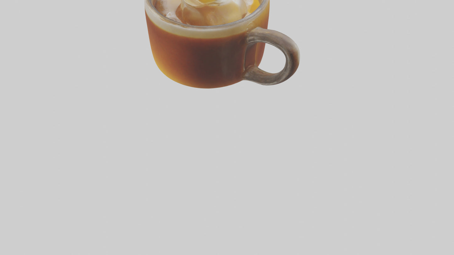 3D model Hot buttered rum model VR / AR / low-poly