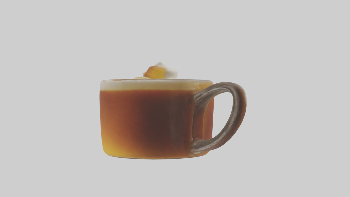 3D model Hot buttered rum model VR / AR / low-poly