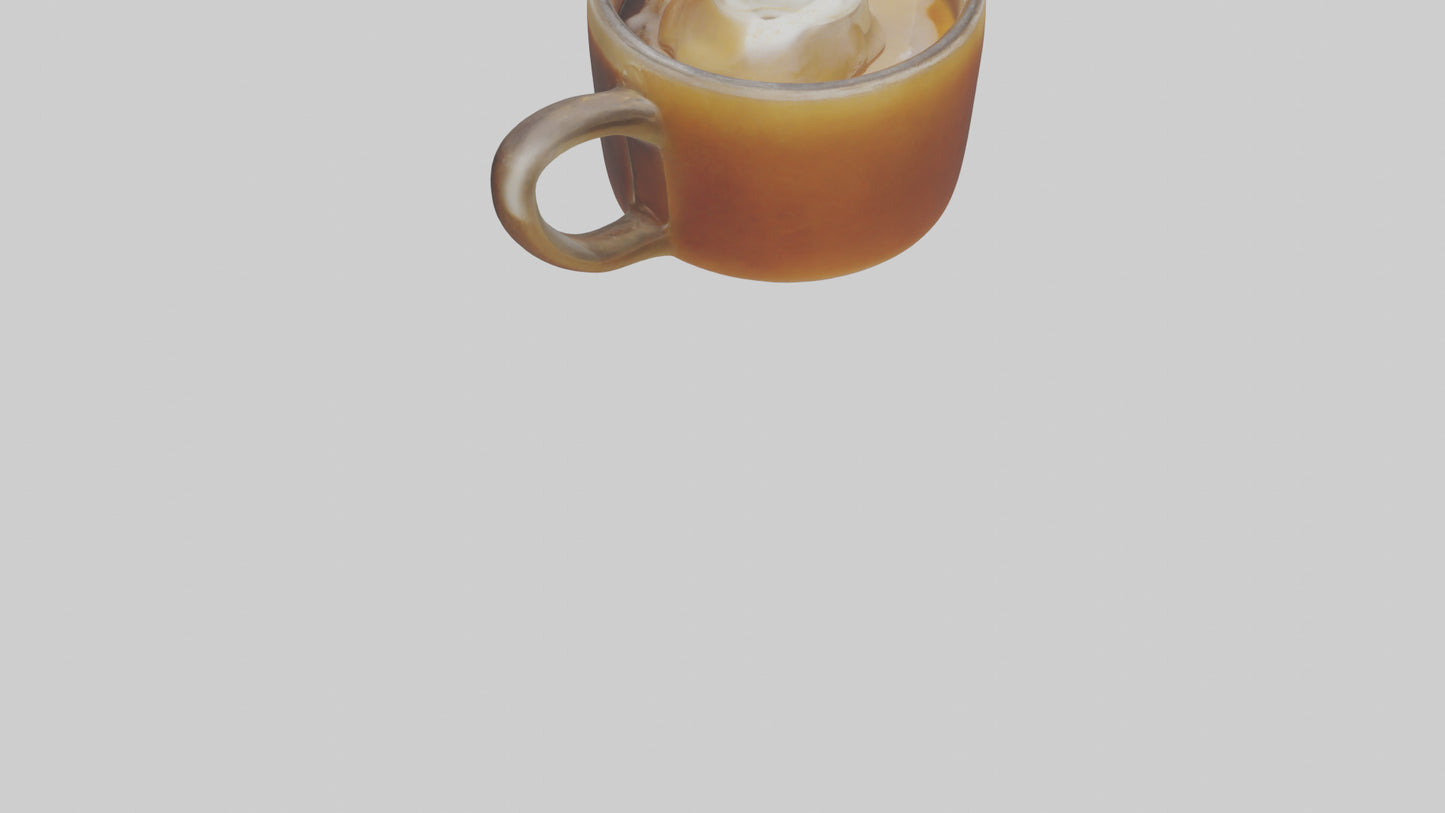3D model Hot buttered rum model VR / AR / low-poly