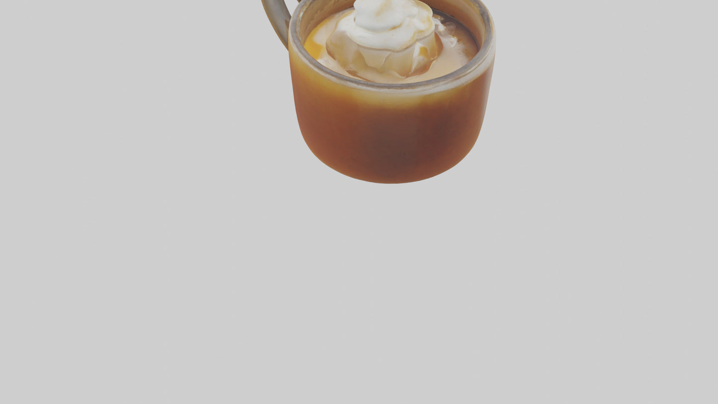 3D model Hot buttered rum model VR / AR / low-poly