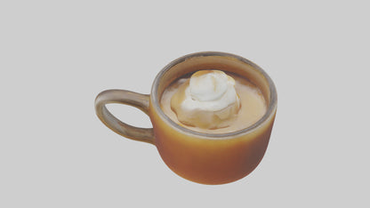 3D model Hot buttered rum model VR / AR / low-poly