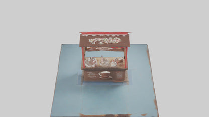 Hot Chocolate Stand model VR / AR / low-poly