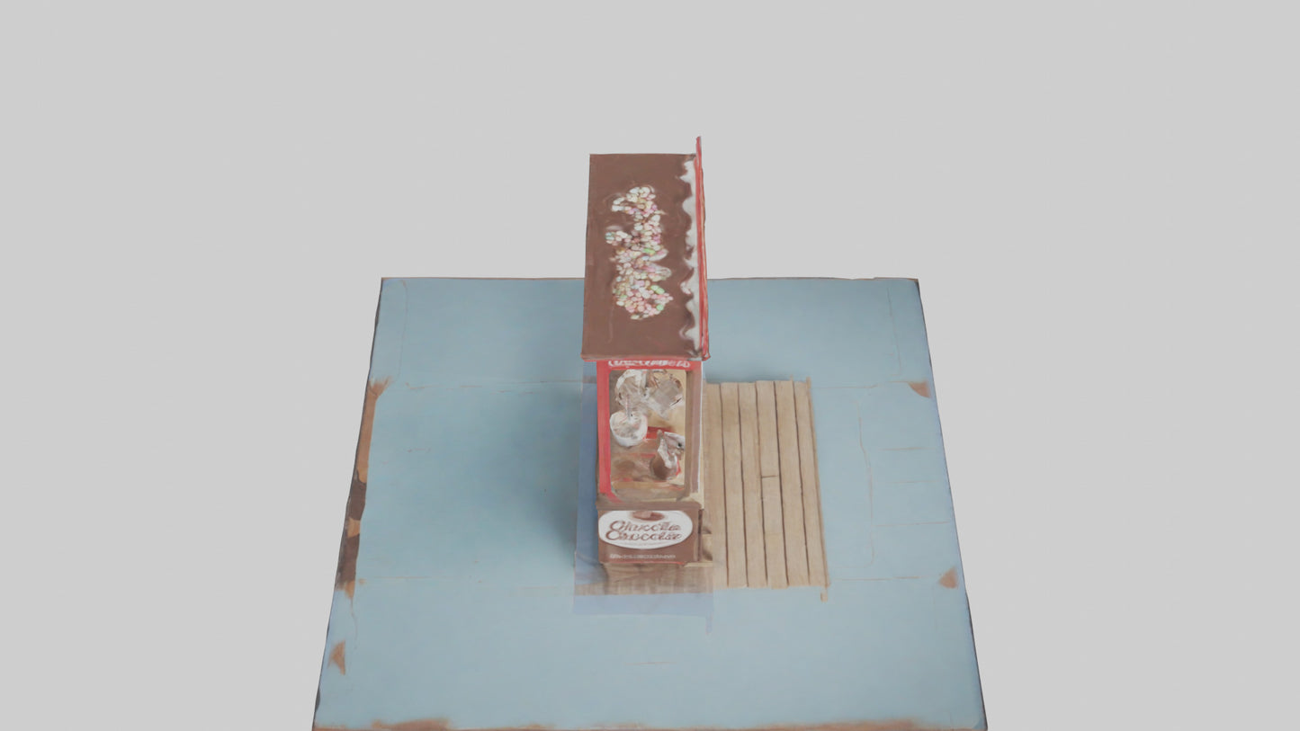 Hot Chocolate Stand model VR / AR / low-poly
