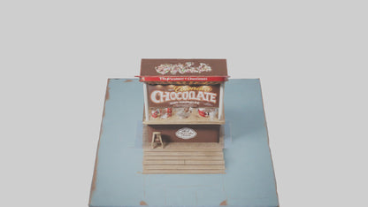 Hot Chocolate Stand model VR / AR / low-poly