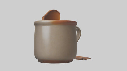 Hot Cider Mug model VR / AR / low-poly