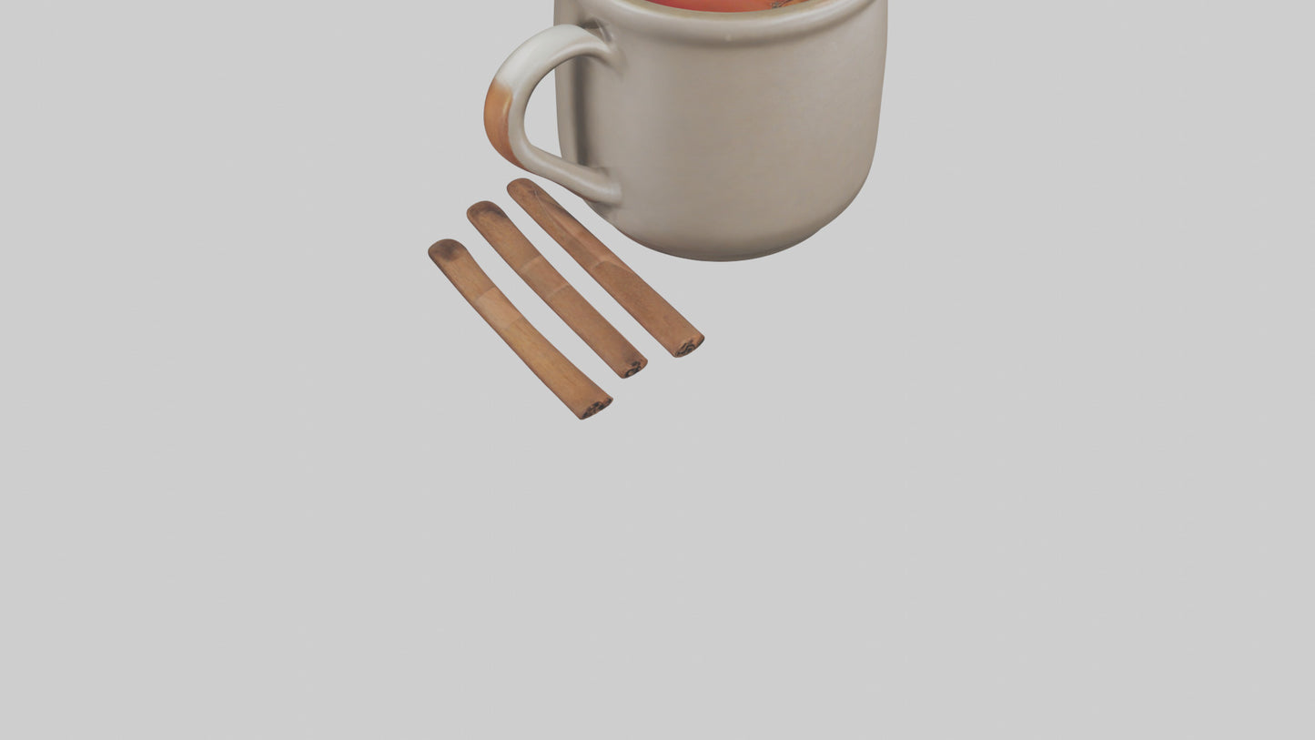 Hot Cider Mug model VR / AR / low-poly