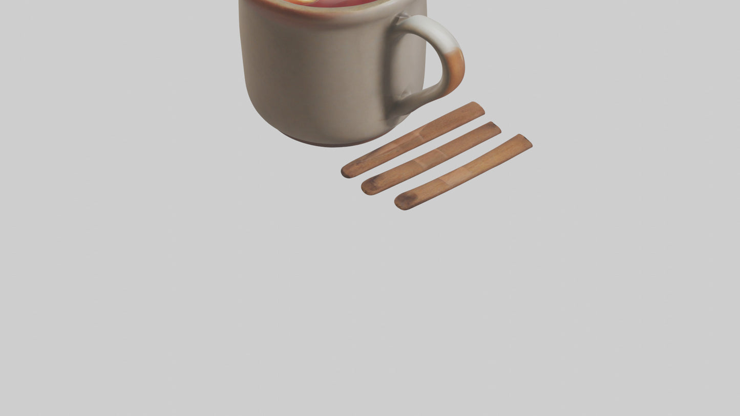 Hot Cider Mug model VR / AR / low-poly