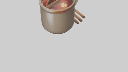 Hot Cider Mug model VR / AR / low-poly