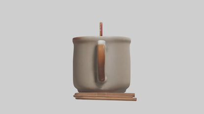 Hot Cider Mug model VR / AR / low-poly