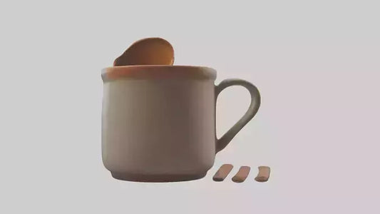 Hot Cider Mug model VR / AR / low-poly