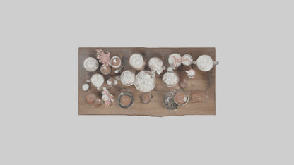 3D model Hot Cocoa Bar Setup model VR / AR / low-poly